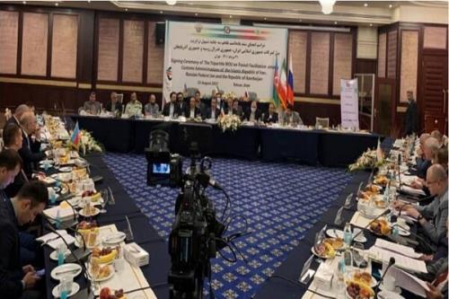 امضای تفاهم نامه ترانزیتی رؤسای گمرک ایران، روسیه و آذربایجان